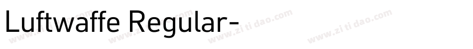 Luftwaffe Regular字体转换